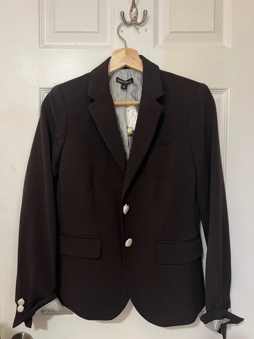 J Crew Schoolboy Blazer in Dark Chocolate Brown | Size 4